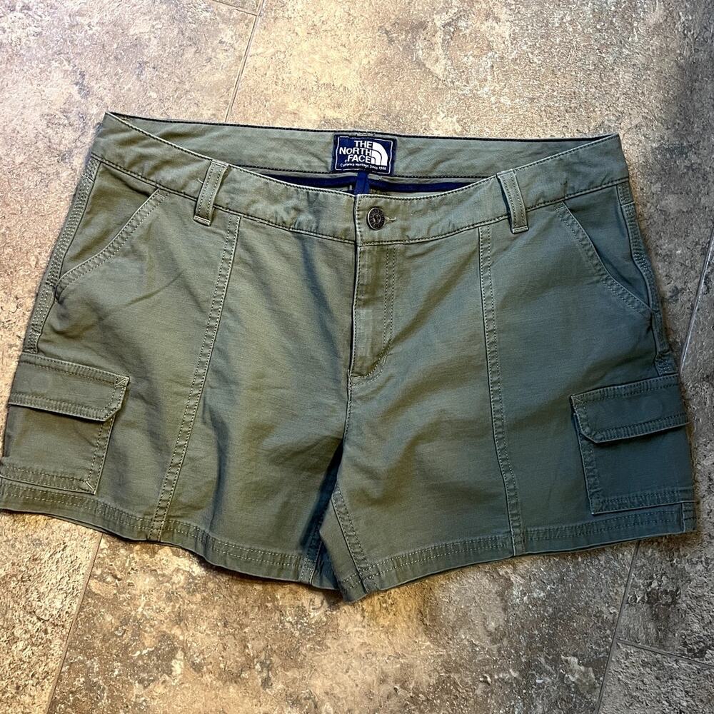 The North Face Olive Cargo Shorts, Women's size 10